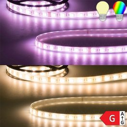 LED Strip RGB+WW 24V IP68 60 LED/m 5m selbstklebend