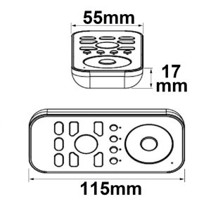 Sys-One RGB+W 4 Zonen Fernbedienung Multifunktion