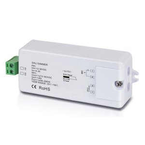 DALI PWM-Dimmer (1 Adresse) 12-36V, 1 Kanal, 12-36V 8A, 48V 4A