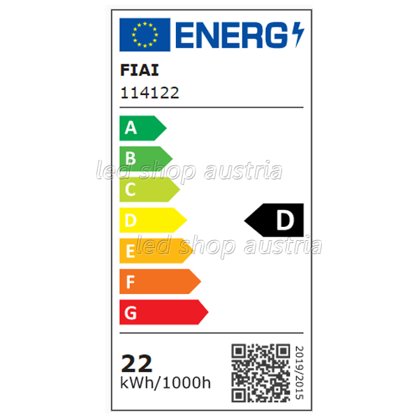 T8 LED Röhre mit Kabelanschluss 120cm 22W frosted warmweiß