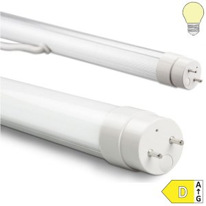 T8 LED Röhre mit Kabelanschluss 120cm 22W frosted warmweiß