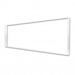 Aufbau-/Abhängerahmen weiß für LED Panel 1200x300mm