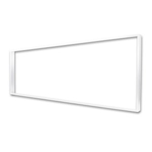 Aufbau-/Abhängerahmen weiß für LED Panel 1200x300mm