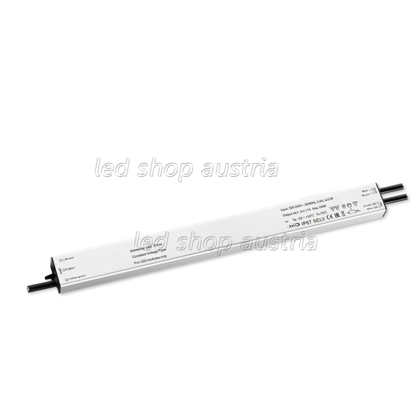 LED PWM-Trafo 48V/DC, 0-240W, Push/DALI-2 dimmbar, IP67, SELV, flach, ultraschmal