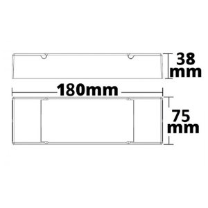 DALI DT8 RGB+W PWM-Dimmer (1 Adresse) IP67, 4 Kanal, 12-36V 4x5A, 48V 4x3A