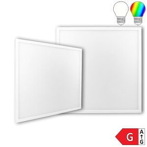 RGB-NW LED Panel 625x625mm 24V DC, RGB+W, 57W ohne VG