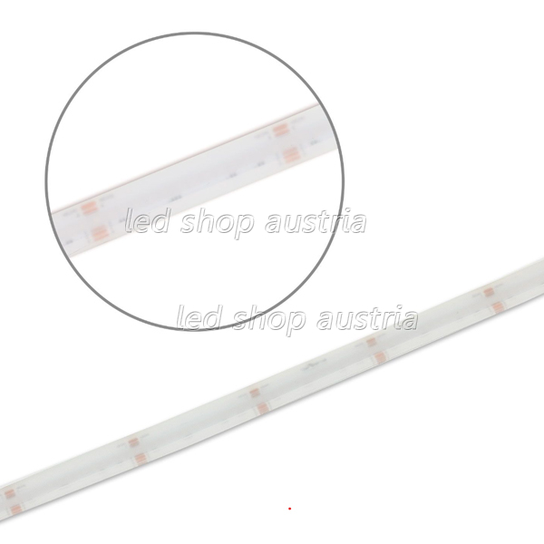 LED HT RGB+WW COB Flexband für bis zu 100°C, 24V DC, 19W, IP68, 5m, 896LED/m