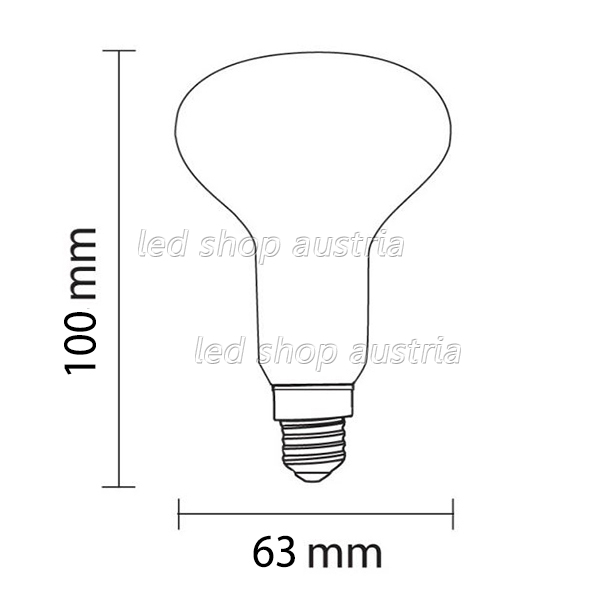 E27 JDR R63 Spot 500 Lumen 8W warmweiß