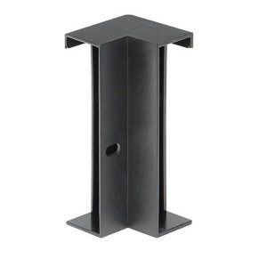 Eckverbinder für LED Sockelleistenprofil V1 Schwarz