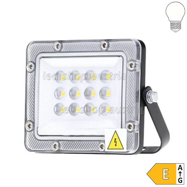 LED Fluter SMD SLIM Professional schwarz 90° Abstrahlwinkel 10W neutralweiß