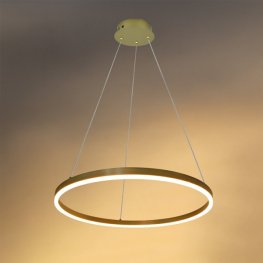 22W LED Pendelleuchte Warmweiß GOLD satiniert Ø60cm