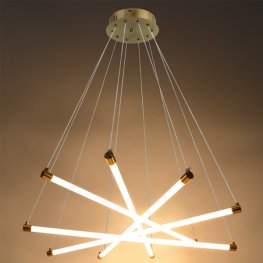 35W LED Pendelleuchte Warmweiß Messing