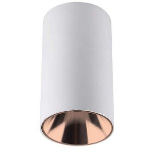 Deckenstrahler GU10 rund mit Bronze- Reflektor