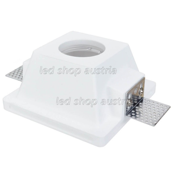 Einbaurahmen Trimless für LED GU10 Quadratisch 1-fach