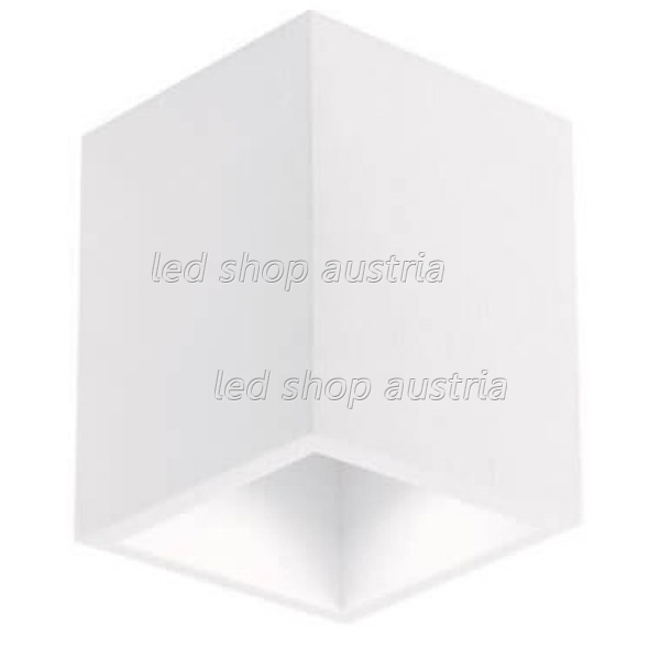 GIPS LED Aufbauleuchte Würfel GU10 mit versenktem Leuchtmittel
