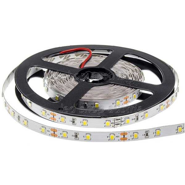 LED Strip 12V 3528 60LED/m 5m Rolle selbstklebend warmweiß