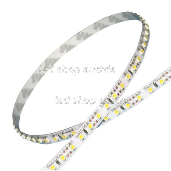 LED Strip 12V 3528 120LED/m 5m Rolle selbstklebend warmweiß