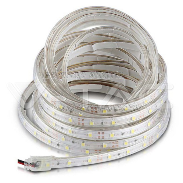 LED Strip 12V SMD-3528 IP65 "wasserdicht" 60LED/m 5m Rolle kaltweiß