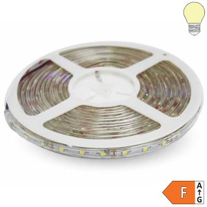 LED Strip 12V SMD-3528 IP65 "wasserdicht" 60LED/m 5m Rolle warmweiß