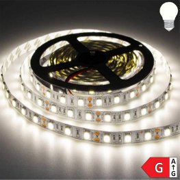 LED Strip 12V 5050 60LED/m 5m Rolle selbstklebend neutralweiß