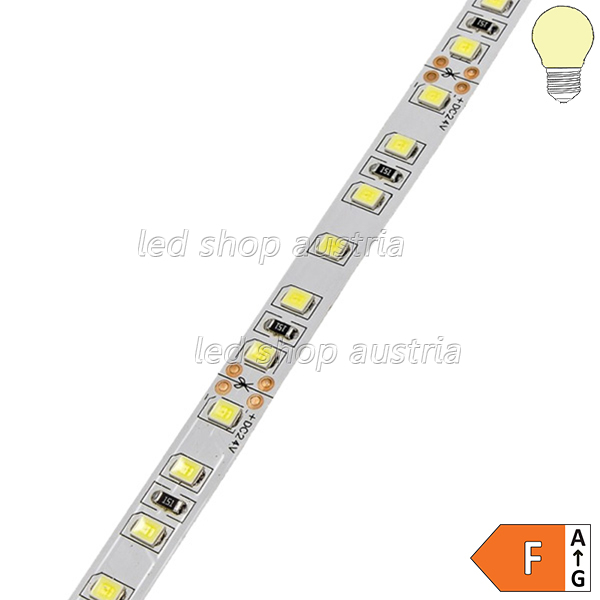 LED Strip 24V 3528 120LED/m 10m Rolle selbstklebend warmweiß