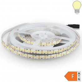 3528 LED Strip 12V 20W/m warmweiß 5m Rolle selbstklebend