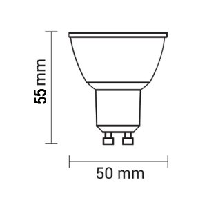 LED GU10 SMD Spot 7,5W 610 Lumen 110° neutralweiß