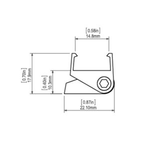 Profilhalterung einstellbar PDS-4-PLUS