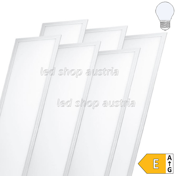 36W 120x30cm LED Panel 100Lm/W 6 Stk. Packung kaltweiß