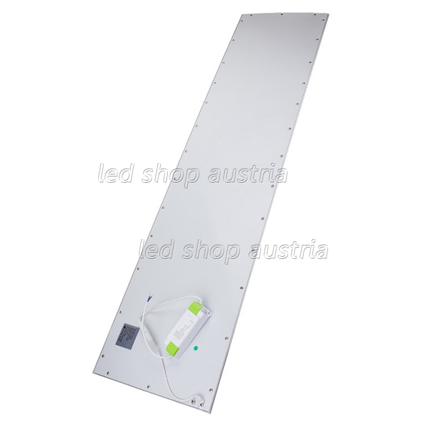 36W LED Panel 120x30cm 100Lm/W UGR19 inkl. Trafo kaltweiß