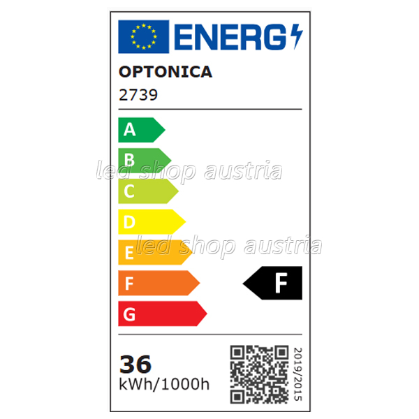 36W LED Panel 620x620mm warmweiß 6 Stk. Packung