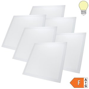 36W LED Panel 620x620mm warmweiß 6 Stk. Packung