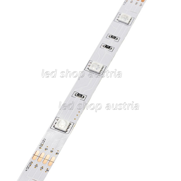 LED Strip 12V 5050 30LED/m RGB 5m Rolle selbstklebend