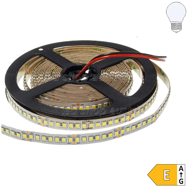 LED Strip 24V 2835SMD 20W/m 196LED/m 5m Rolle selbstkl. kaltweiß - zum Schließen ins Bild klicken