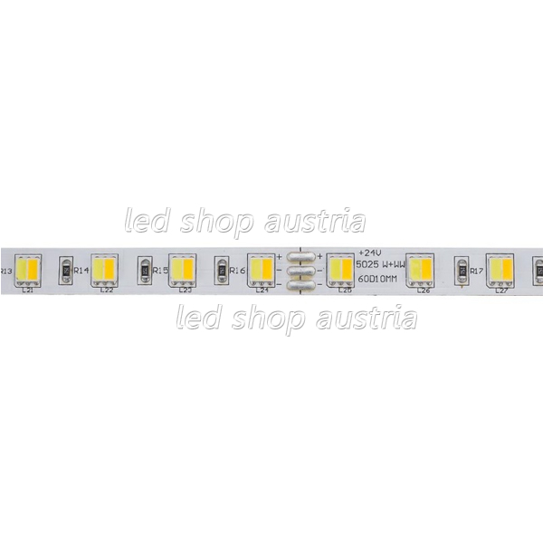 LED Strip 24V DUAL LED 6000K+3000K 16W/m 5m Rolle selbstkl.