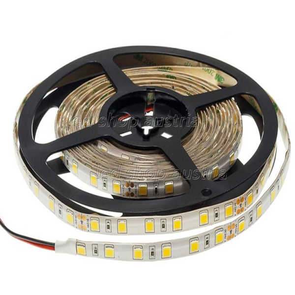 LED Strip 24V 5054SMD 16W/m 60LED/m 5m Rolle "wasserfest" IP65 kaltweiß