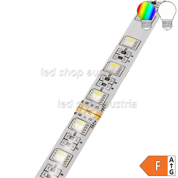 LED Strip 24V Professional RGB-NW 60LED/m 5m Rolle "wasserfest"