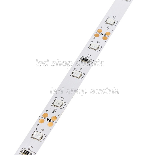 LED Strip 12V 3528 60LED/m rot 5m Rolle selbstklebend