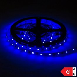 LED Strip 12V 3528 60LED/m blau 5m Rolle selbstklebend