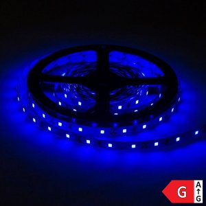 LED Strip 12V 3528 60LED/m blau 5m Rolle selbstklebend IP65