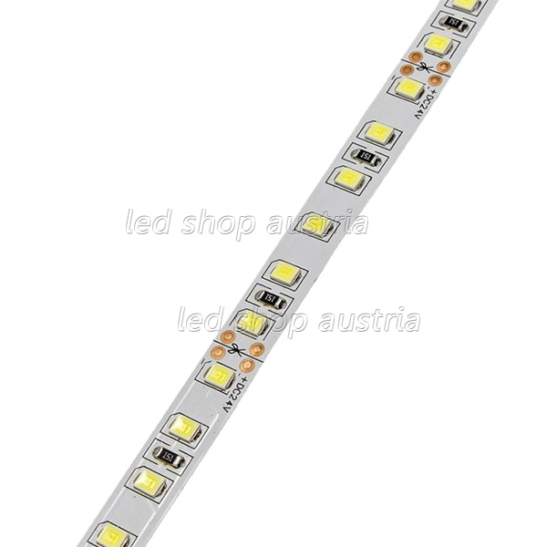 LED Strip 24V 3528 120LED/m 5m Rolle selbstklebend warmweiß