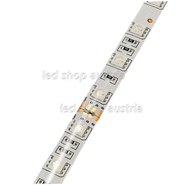 (Bild für) LED Strip 24V 5050SMD 60LED/m RGB 5m Rolle "wasserfest"
