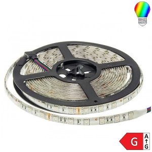 LED Strip 24V 5050SMD 60LED/m RGB 5m Rolle "wasserfest"