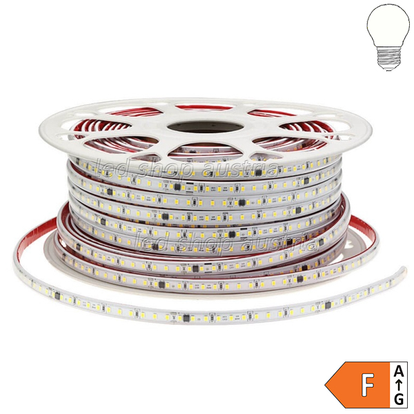 (Bild für) 230V Outdoor LED Strip 9W/m 120 SMD 2835 1m neutralweiß