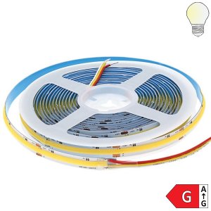 CCT LED COB Strip 24V 640LED/m 16W/m 3000K-6000K 5m Rolle selbstklebend