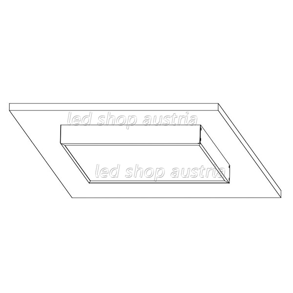 LED Panel Aufbau-/Abhängerahmen 30x120cm