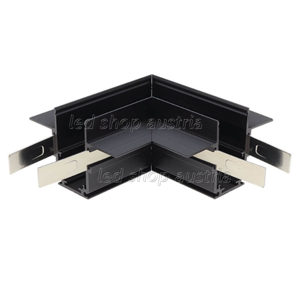Eckstück Einbau V2 für 48V Stromschiene Magnetic Line R20 schwarz