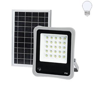 LED SMD Fluter SOLAR 6W 400LM inkl. SOLAR Panel und FB