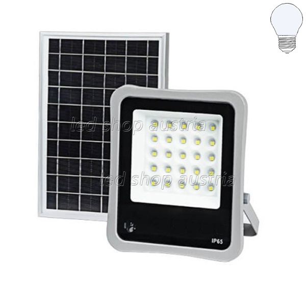 LED SMD Fluter SOLAR 8W 500LM inkl. SOLAR Panel und FB