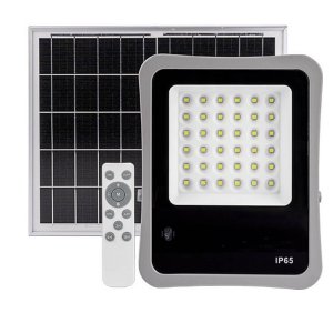 LED SMD Fluter SOLAR 15W 1200LM inkl. SOLAR Panel und FB